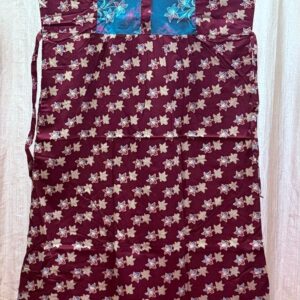 3xl size zip frock model 5