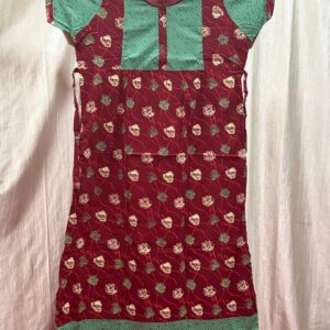 3xl size zip frock model 32