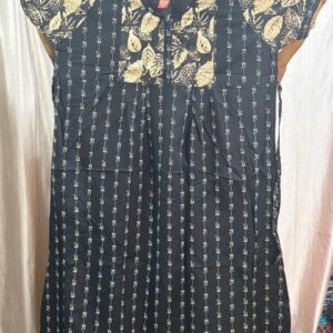 4xl size zip frock model 2