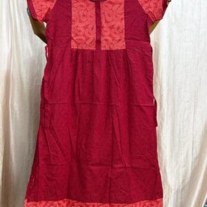 xxl size zip frock model 6