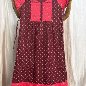 xxl size zip frock model 2
